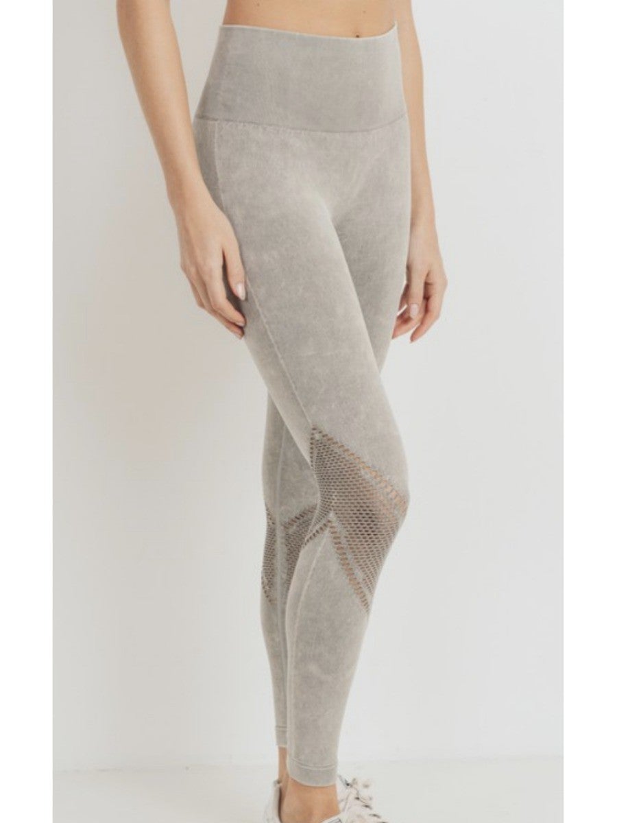 Chevron Perforation Highwaist Seamless Leggings-Leggings-Krush Kandy, Women's Online Fashion Boutique Located in Phoenix, Arizona (Scottsdale Area)