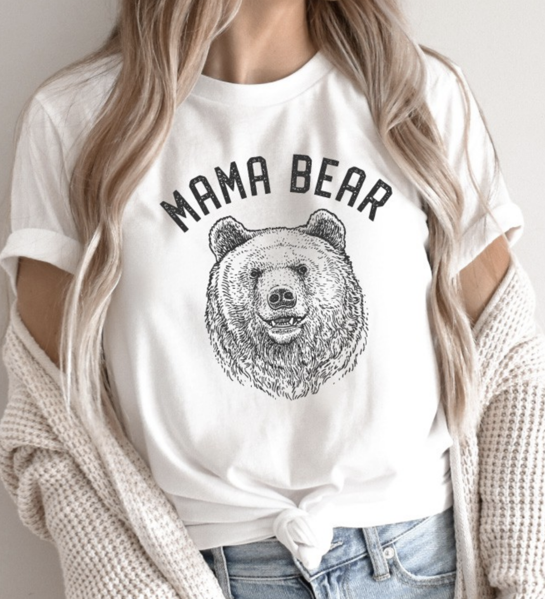 Boho Mama Bear Graphic Tee-Graphic Tees-Krush Kandy, Women's Online Fashion Boutique Located in Phoenix, Arizona (Scottsdale Area)