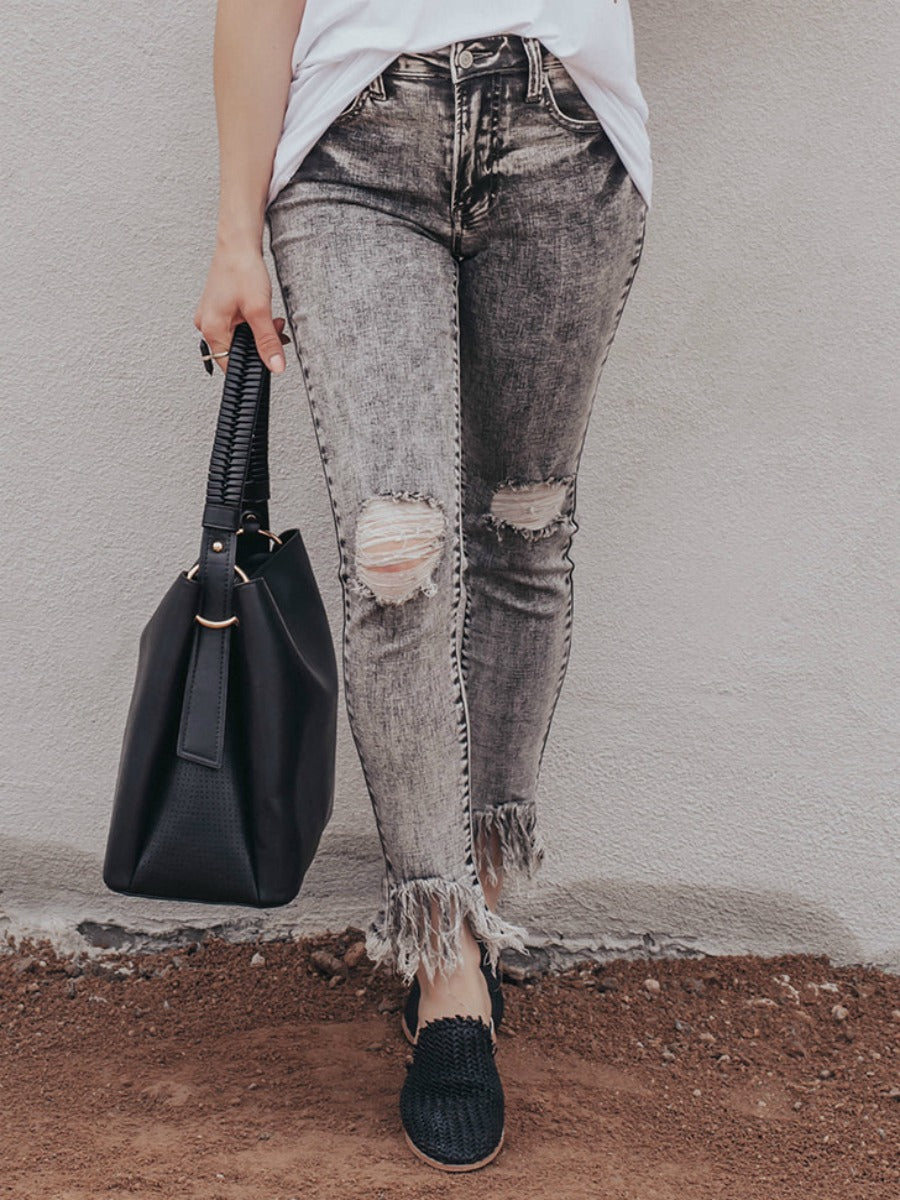 The Oh So Soft Grey Wash Skinny Jeans-Jeans-Krush Kandy, Women's Online Fashion Boutique Located in Phoenix, Arizona (Scottsdale Area)