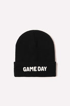 Game Day Chenille Patch Knit Beanie-Hats-Krush Kandy, Women's Online Fashion Boutique Located in Phoenix, Arizona (Scottsdale Area)