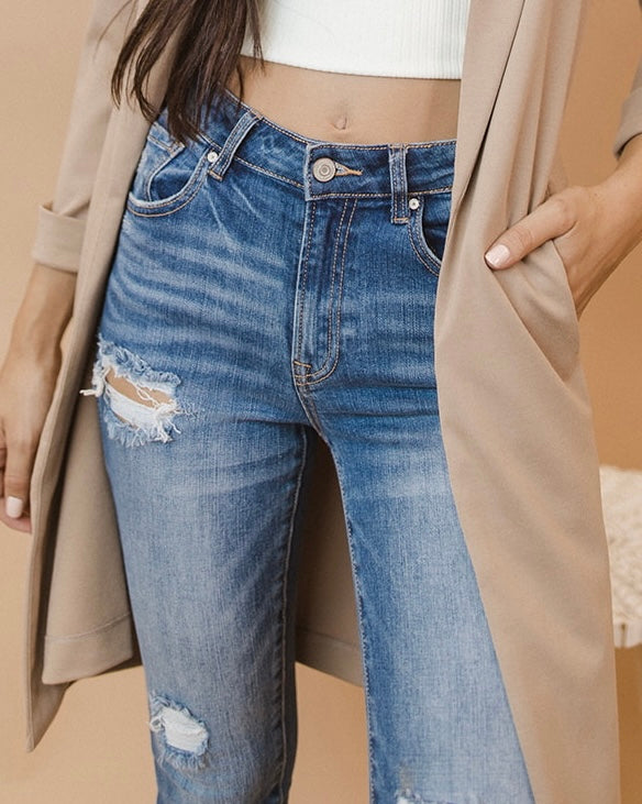 Brooklyn Skinny Destroyed Jean-Jeans-Krush Kandy, Women's Online Fashion Boutique Located in Phoenix, Arizona (Scottsdale Area)