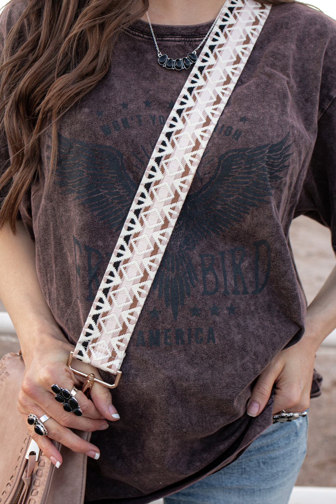 Festival Dreams Boho Guitar Strap-Accessories-Krush Kandy, Women's Online Fashion Boutique Located in Phoenix, Arizona (Scottsdale Area)