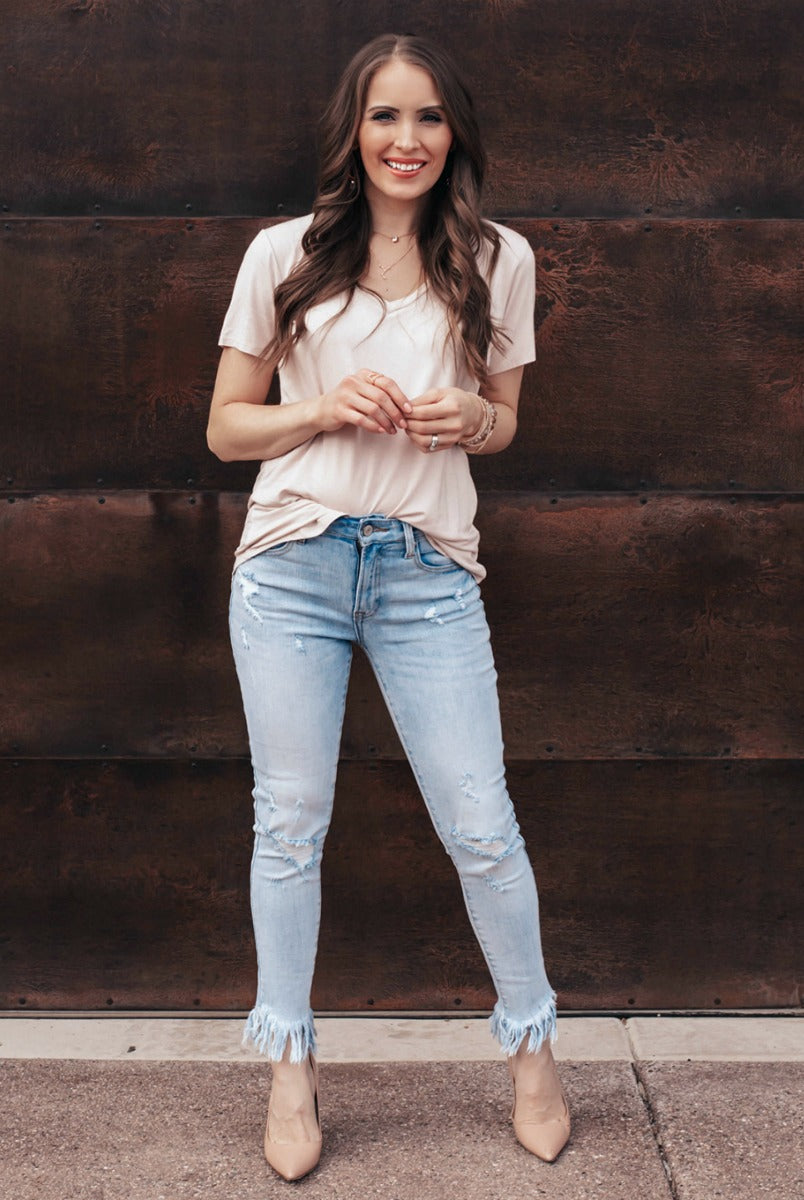 It's A Mood Mid-Rise Crop Jeans-Jeans-Krush Kandy, Women's Online Fashion Boutique Located in Phoenix, Arizona (Scottsdale Area)
