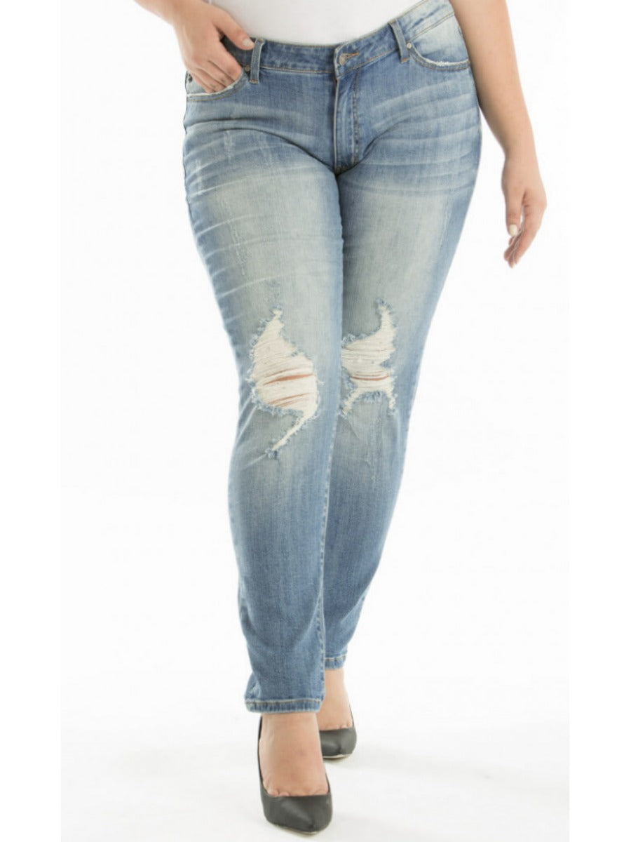 (0-3X) KanCan Distressed Jeans-Jeans-Krush Kandy, Women's Online Fashion Boutique Located in Phoenix, Arizona (Scottsdale Area)