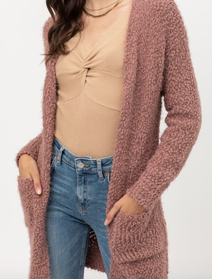 Meant For More Popcorn Cardigan-Cardigans-Krush Kandy, Women's Online Fashion Boutique Located in Phoenix, Arizona (Scottsdale Area)