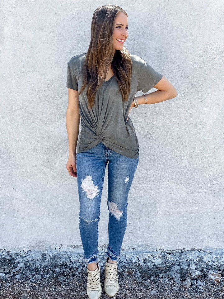 KANCAN | Double Fray Hem Bottom Jeans | PLUS/REG-Jeans-Krush Kandy, Women's Online Fashion Boutique Located in Phoenix, Arizona (Scottsdale Area)
